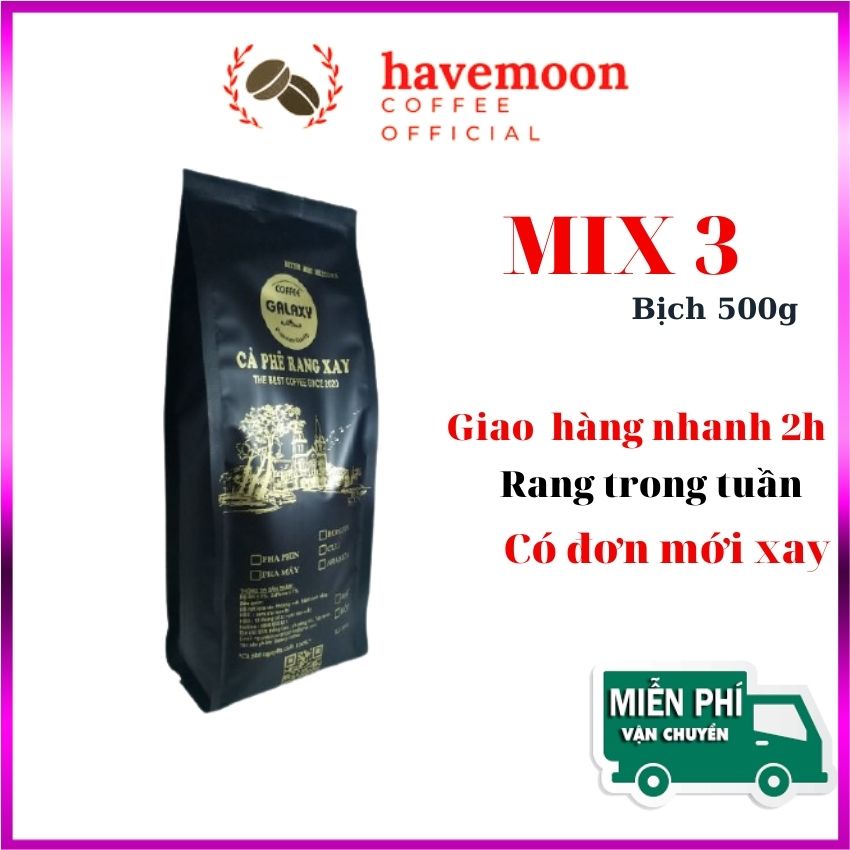 Cafe Nguyên Chất Mix 3 Hạt Cà Phê Robusta Culi Và Arabica Pha Phin, Pha Máy Đắng Đậm, Thơm Nhiều, Không chua Hậu Vị Ngọt | BigBuy360 - bigbuy360.vn