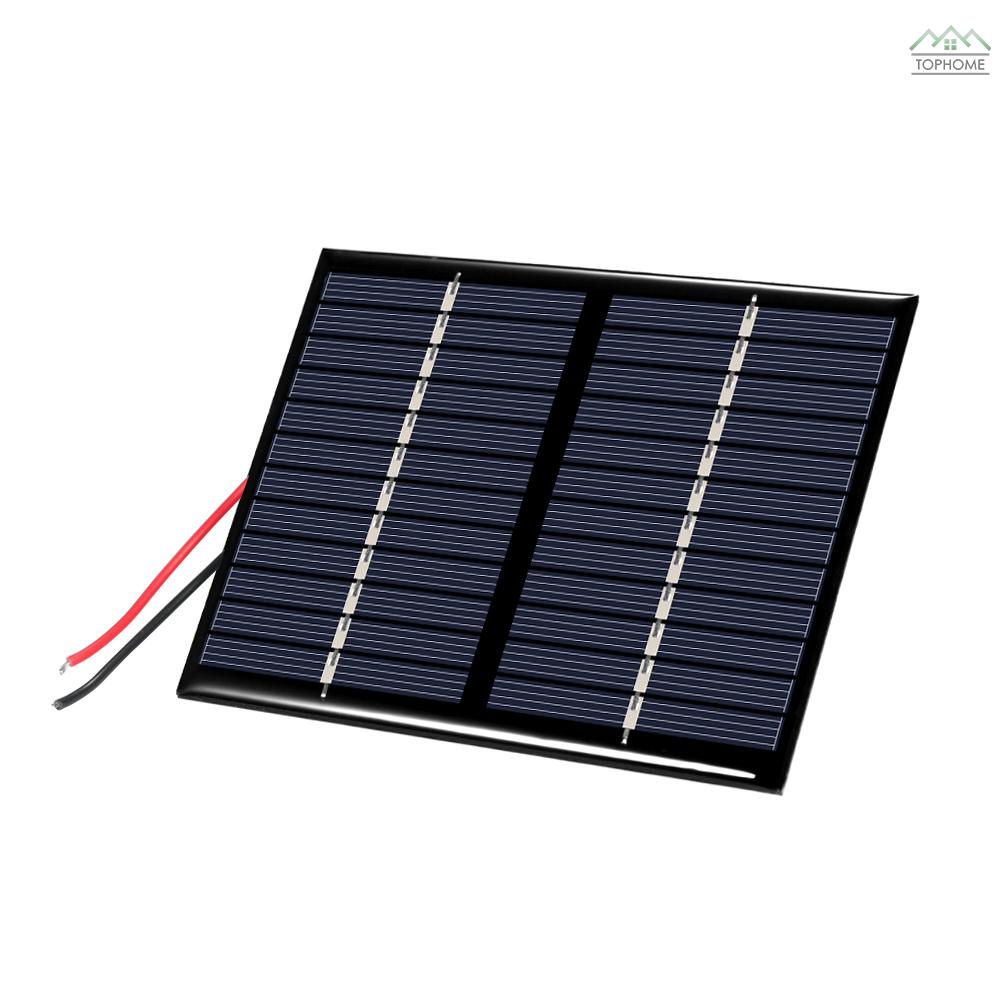 Tấm Sạc Năng Lượng Mặt Trời 1.5w 12v Polycrystalline Silicon 115x90mm