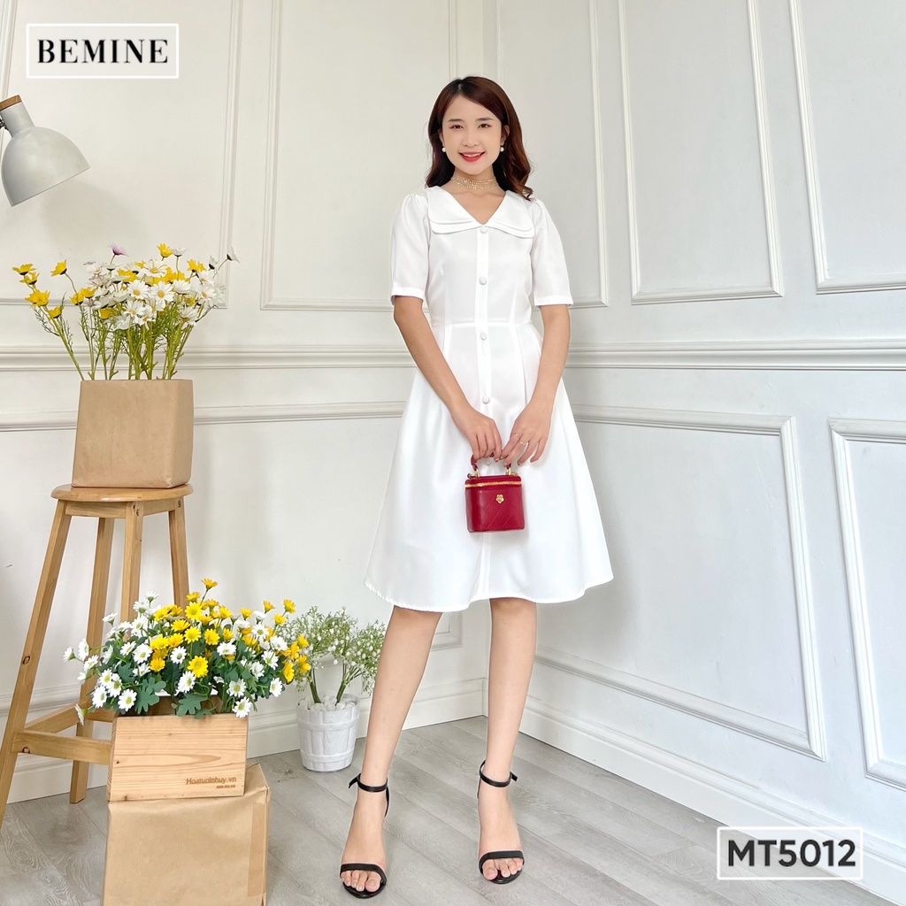 Đầm xoè 2 lá cổ MT5012TRANG