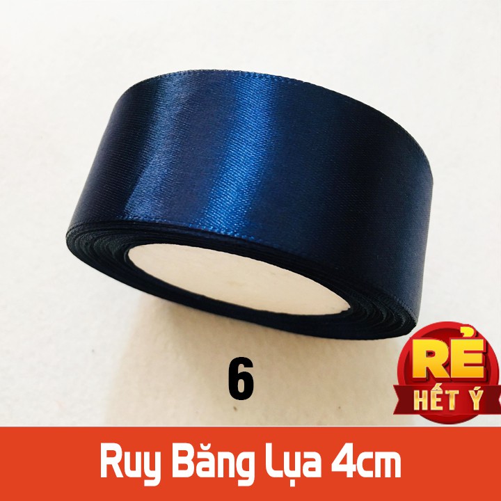 Ruy Băng Lụa đẹp bản 4cm - Đồng giá 3k/mét