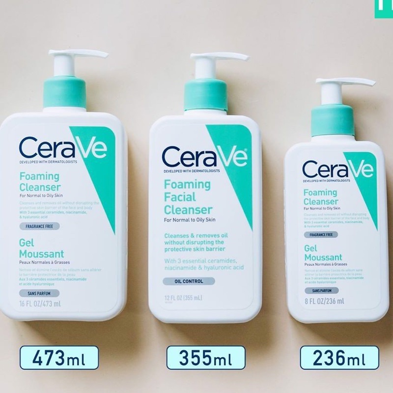 SỮA RỬA MẶT CERAVE CHO DA DẦU 236ML