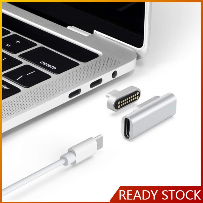 [JL] Magnetic USB C Type-C Adapter Side Plug Elbow 20pin Full-function Adapter Charging Data Transmission 4k Video