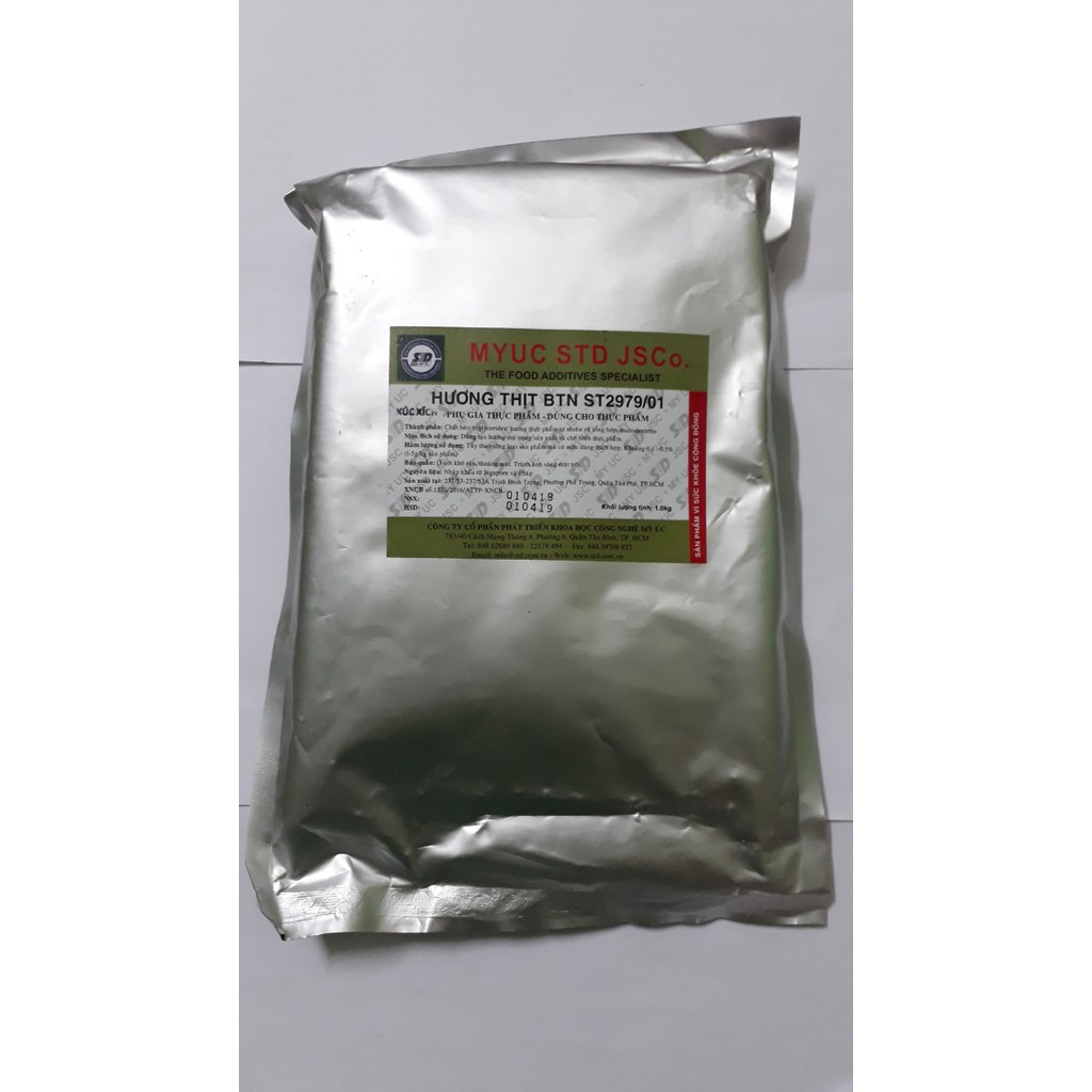 1KG HƯƠNG XÚC XÍCH - HƯƠNG BỘT - HƯƠNG LIỆU THỰC PHẨM