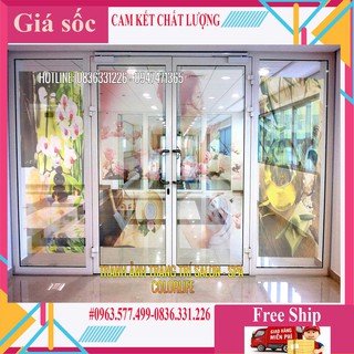 ✌️GIÁ CỰC RẺ- QUÀ ĐẸP✌️COMBO 2 TRANH DÁN CỬA KÍNH TRANG TRÍ SPA ( ẢNH THẬT) SP11