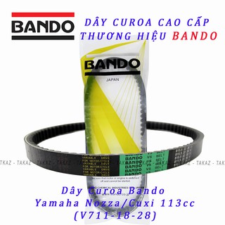 C1 [ Nozza Đời Đầu ] Dây curoa Bando Dùng Cho Các Dòng Xe Yamaha Nozza113cc - Cuxi113cc - Made in Thái Lan