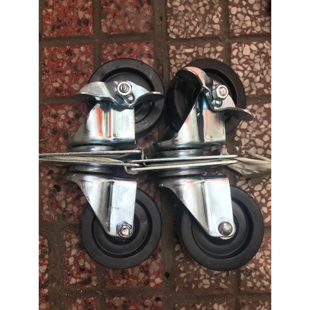 Bộ 4 bánh xe đẩy 80x25