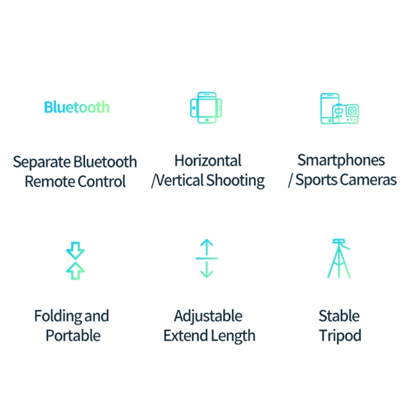 Gậy tự sướng kéo dài kèm điều khiển từ xa cho XR/XS/X/8/Plus/7
 | BigBuy360 - bigbuy360.vn