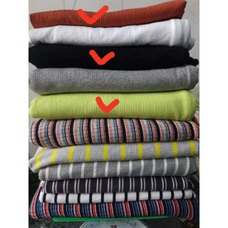 Vải thun gân 3 màu 3k