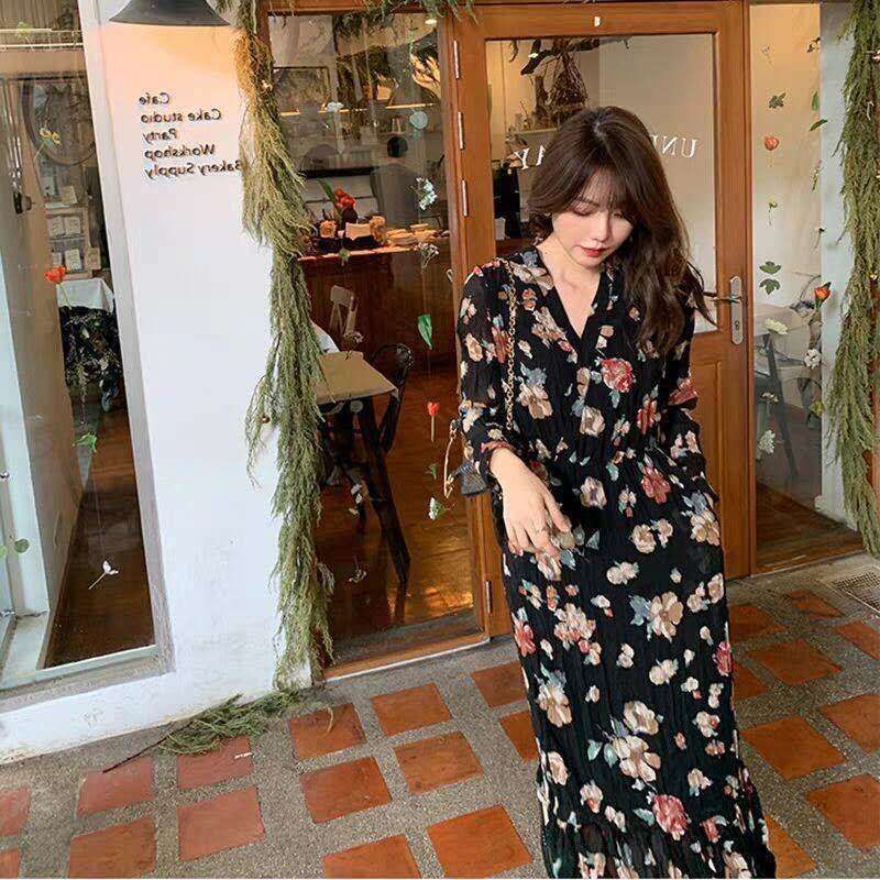 Đầm Voan Hoa Tay Lửng Xinh Xắn Dành Cho Nữ