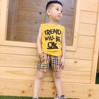 Bộ sát nách bé trai
