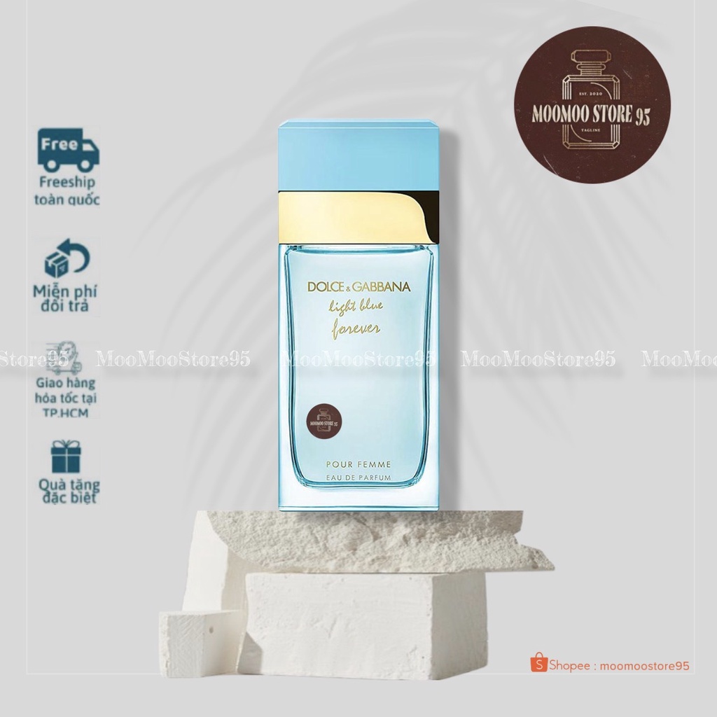 -𝐌𝐨𝐨𝐌𝐨𝐨- D&amp;G Light Blue Forever Pour Femme | Nước Hoa Nữ | Trẻ trung và quyến rũ