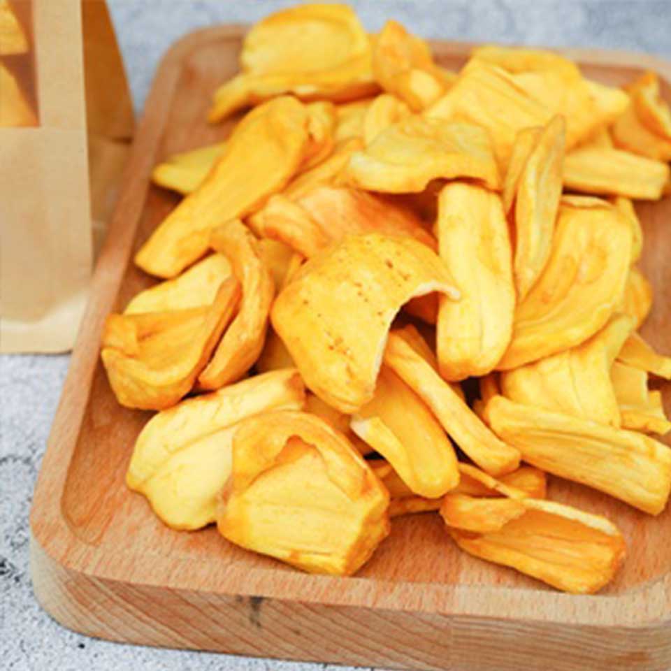 Mít Sấy 200 - 400g Ăn Giòn Rụm, Thơm Ngon - Múi Đều, Không Vụn Vỡ