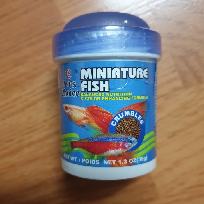 Thức Ăn Cá Miniature Fish 38gr - Thức Ăn Cá Thủy Sinh Loại Tốt Pro'S Choice