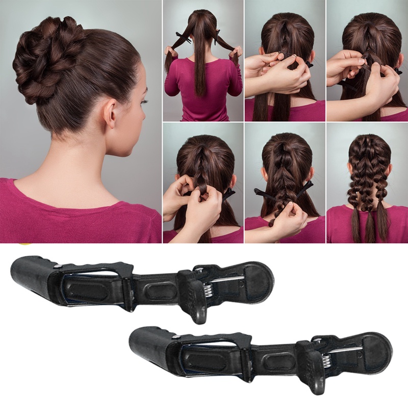 Bộ 7 Kẹp Tóc Nhựa Chống Trượt Tạo Kiểu Tóc Chuyên Dụng Cho Salon