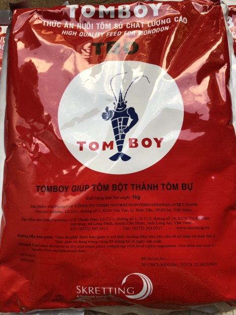 Cám Tomboy TB0 hạt nhuyễn nhất cho tôm , tép , cá bột - 100g