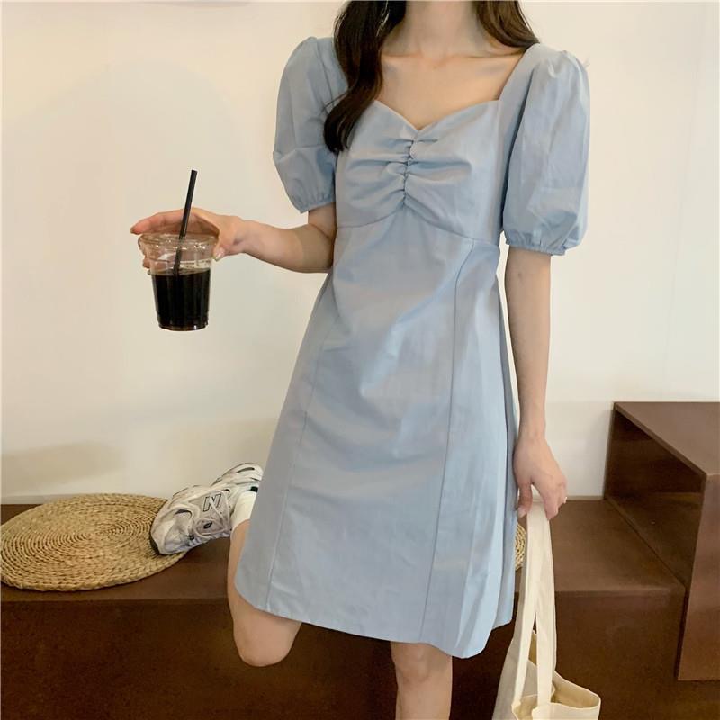 váy xanh đầm đen đầm hồng đầm midi đầm cổ vuông đầm hở lưng đầm tay phồng đầm vintage váy tiểu thư sang chảnh đầm bigsize nữ váy nữ xinh váy đi chơi đầm đi tiệc đầm nữ