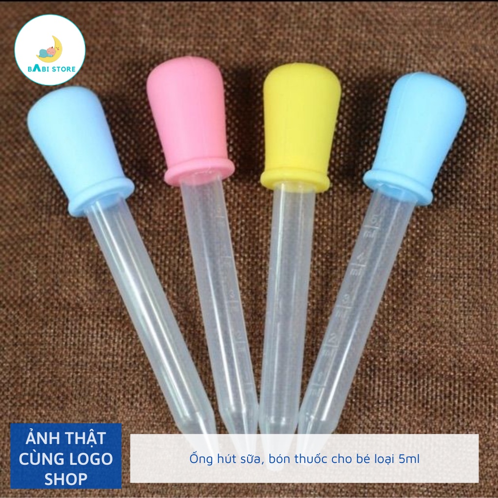 Ống hút sữa, ống bón thuốc cho bé loại 5ml - BabiStore