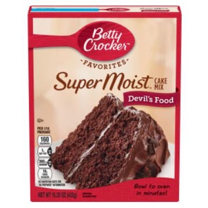 BỘT LÀM BÁNH BETTY CROCKER SUPER MOIST CAKE MIX 432G