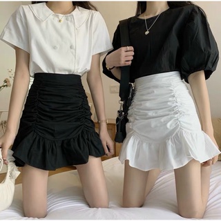 Chân váy đuôi cá xếp ly