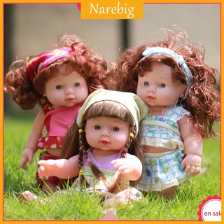 Búp bê em bé sơ sinh đan tết bằng silicon