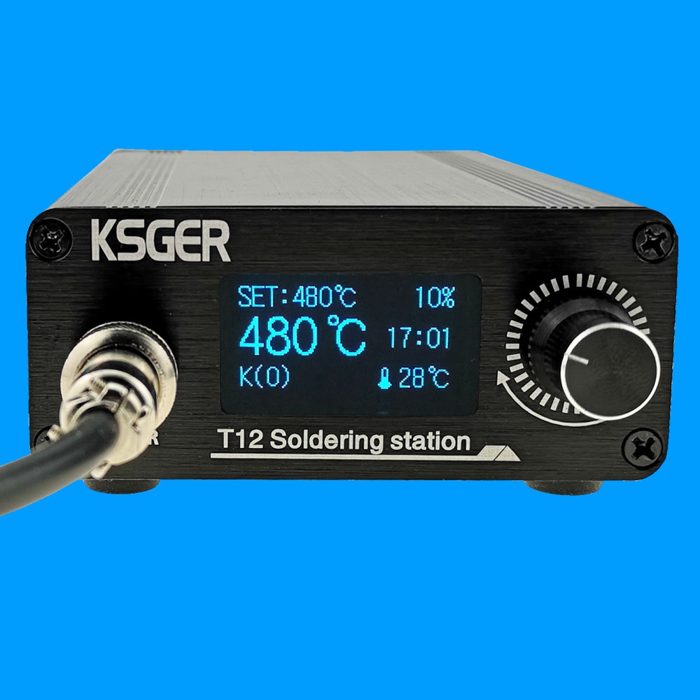 Đầu Hàn Sắt T12 STM32 OLED 907 Hợp Kim Nhôm FX9501 DC AC Chuyên Dụng