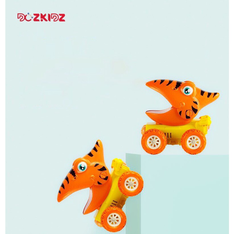Xe khủng long chạy đà 4 bánh - đồ chơi cho trẻ từ 1 tuổi trở lên - DOZKIDZ