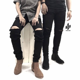 GIÀY CHELSEA BOOTS NÂU DA LỘN ĐẾ GỖ SIÊU ĐẸP
