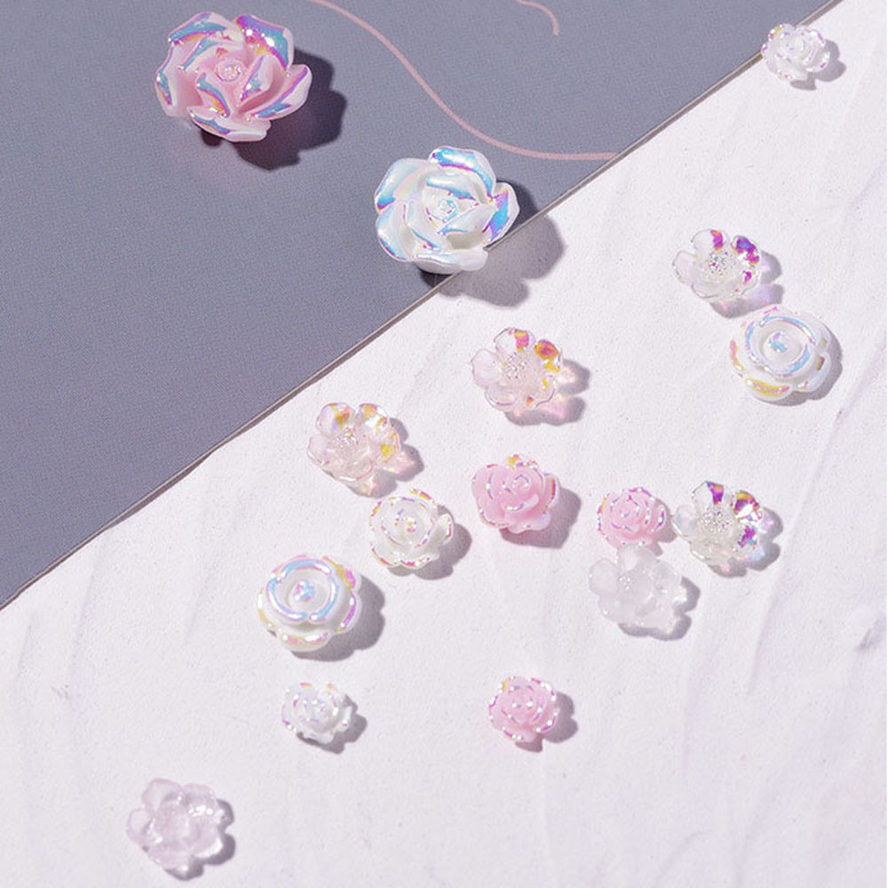 (Hàng Mới Về) Chi Tiết Hoa Hồng 3D Trang Trí Móng Tay Nghệ Thuật