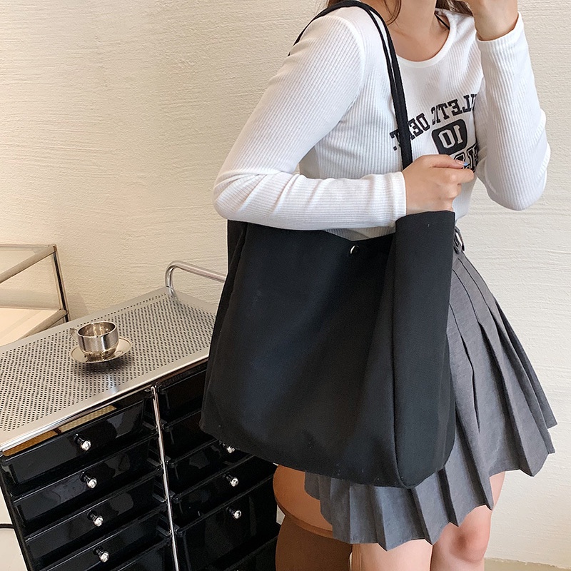 Túi Xách Đeo Vai Vải Bạt Ngăn Chứa Rộng Thời Trang Hè Năng Động Dành Cho Nữ 2022