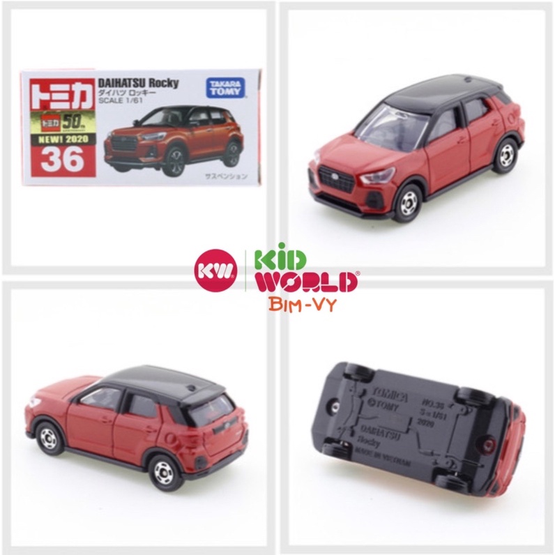 Xe mô hình Tomica Box Daihatsu Rocky. MS: 889. Tỷ lệ 1:61.