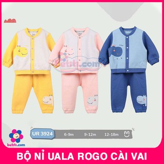 Bộ Trần Bông Uala Rogo Cho Bé Cao Cấp