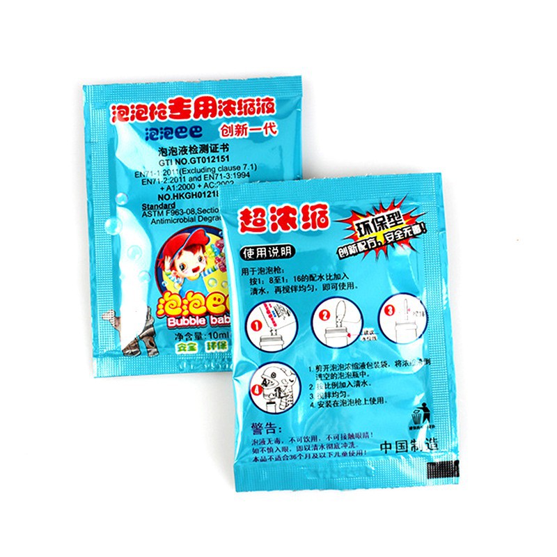 💥 Túi Nước Xà Bông 💥 Dùng pha bong bóng cho que thổi,máy phun,bong bóng ra nhiều.