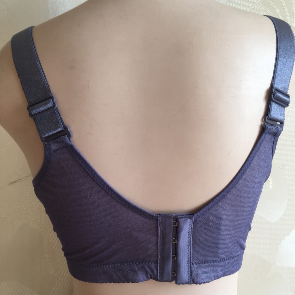 Áo ngực đệm mỏng , Áo lót định hình không gọng bản lưng to dành cho người béo 957 không gian eva