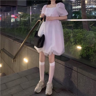 [ ORDER ] Váy babydoll tay phồng