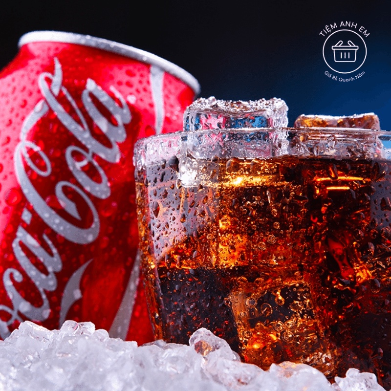 Coca Cola Vị Nguyên Bản Lon 320ml Có Đường Và Không Đường