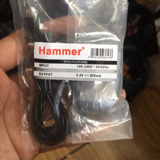 Bộ sạc liền dây Hammer đầu micro usb cho điện thoại android