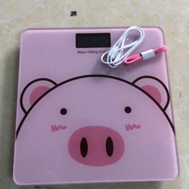 [Cân sạc điện usb] Cân điện tử hình heo mẫu sạc điện 2020