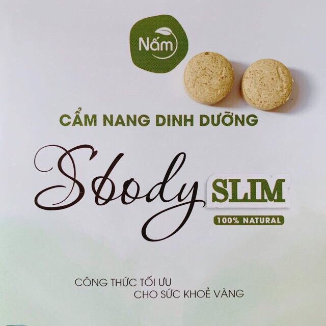 Giảm cân Sbody Slim viên tặng detox Thải độc