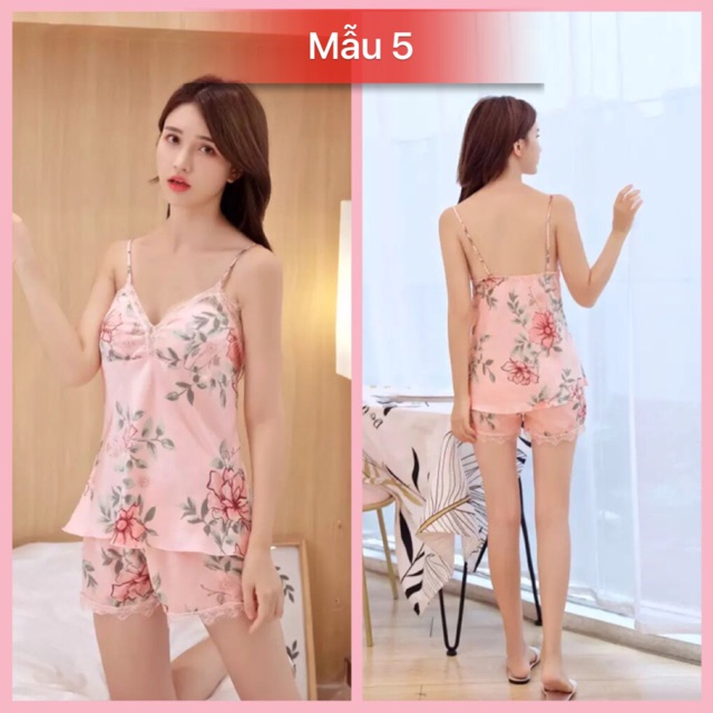 Váy Ngủ Sexy (Kèm Mút Ngực) Chất Mát Mịn Hàng Quảng Châu Cao Cấp | BigBuy360 - bigbuy360.vn