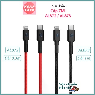 Cáp sạc nhanh PD siêu bền,USB-C to ,Chứng nhận MFi,ZMI ( AL872-0.3m/AL873-1m )
