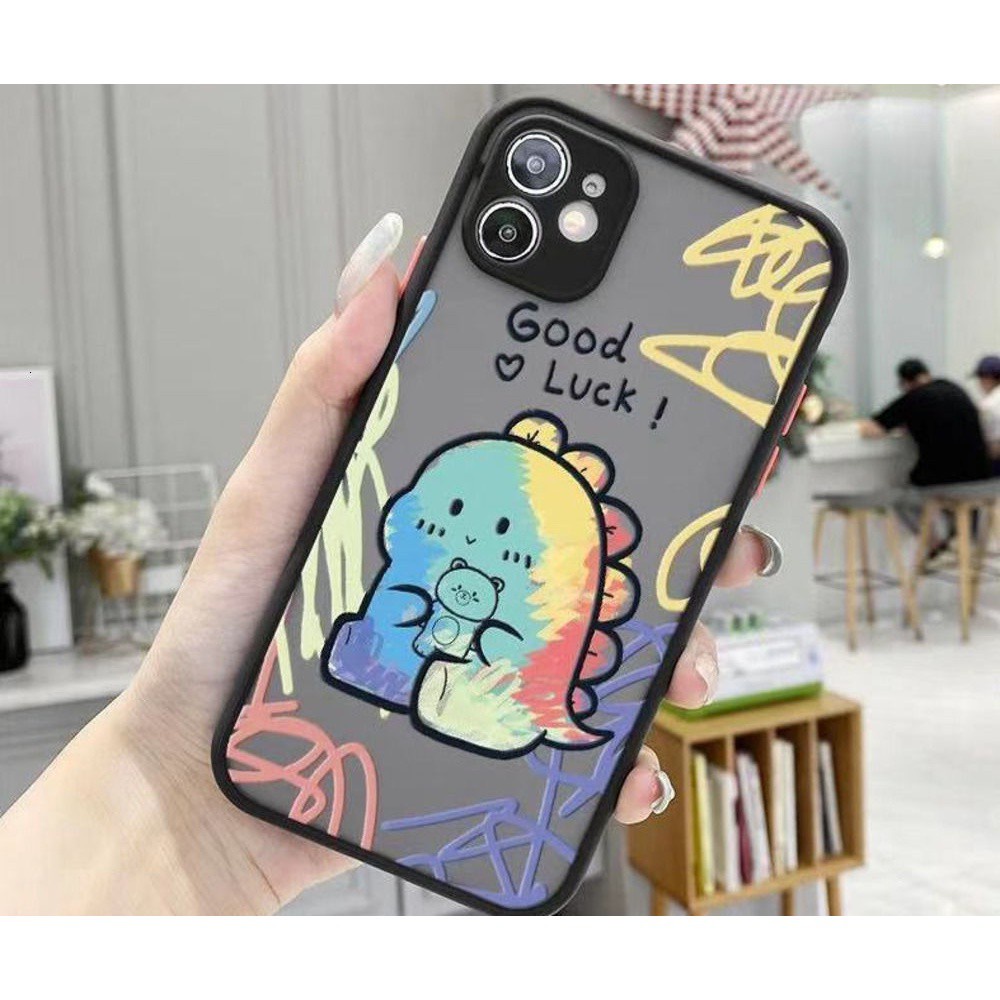 Ốp điện thoại in khủng long thích hợp cho IPhone 6 6sPlus 7 8Plus SE X XS XR XSMAX 11 11pro 11promax 12