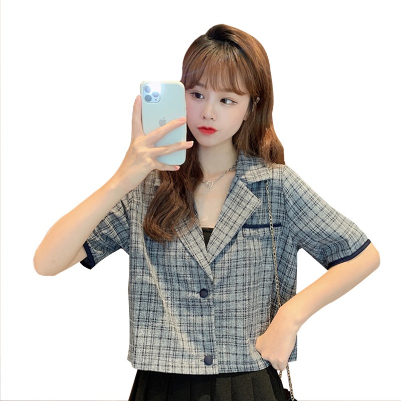 Xiaozhainv Áo Khoác Vest Dáng Rộng Kẻ Sọc Kiểu Hàn Quốc Cá Tính | BigBuy360 - bigbuy360.vn