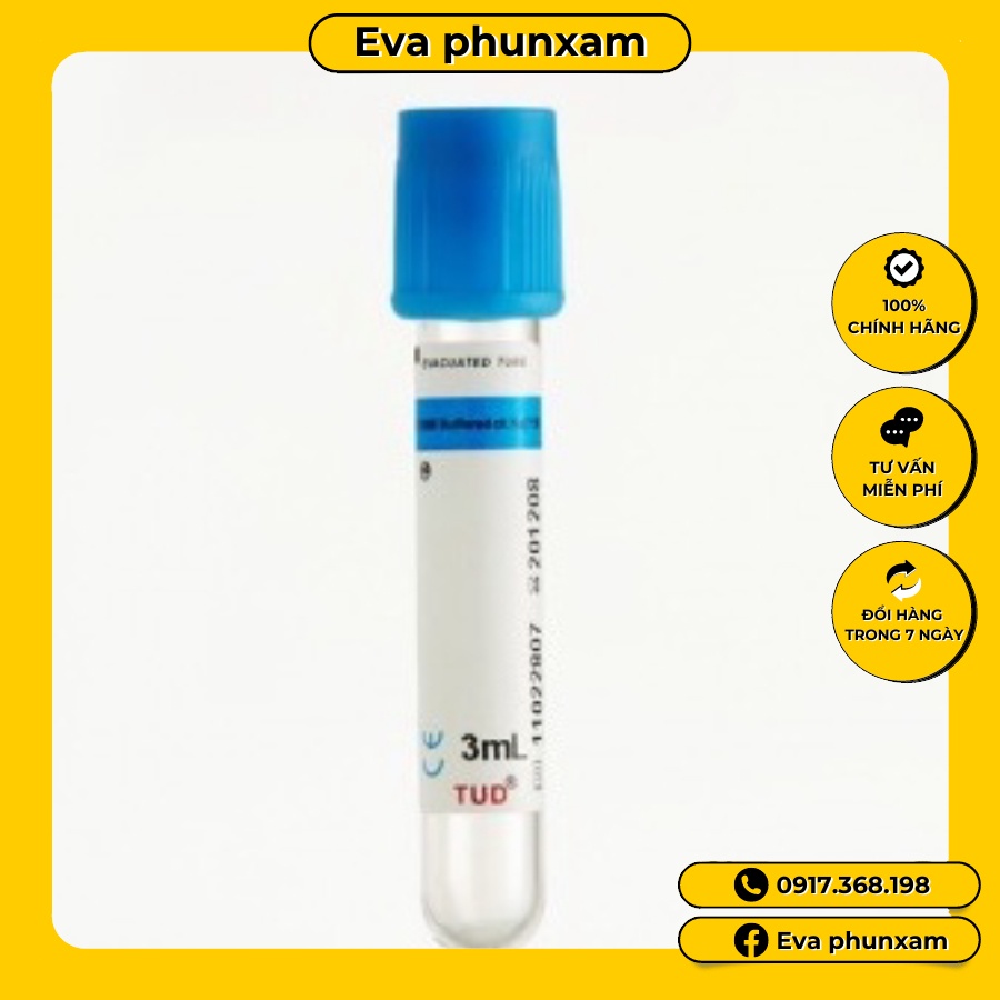 100 Ống chống đông máu edta,klc dùng trong công nghệ prp spa thẫm mỹ viện