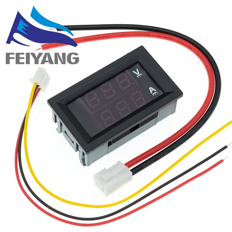 Bộ Đồng Hồ Đo Điện Áp Dc 0-100V 10A 0.28