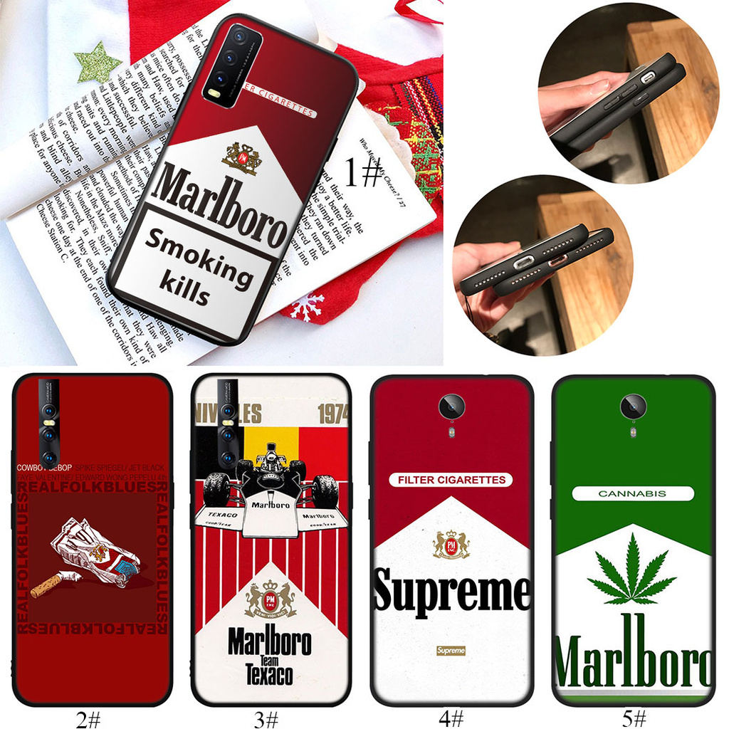 Ốp Điện Thoại Silicon Dẻo Họa Tiết Logo Marlboro Cho Vivo V5S V5 V7 Plus Lite V9 V11 V15 V19 Pro Y66 Y67 Y75 Y79 Y85 Y89 92lo