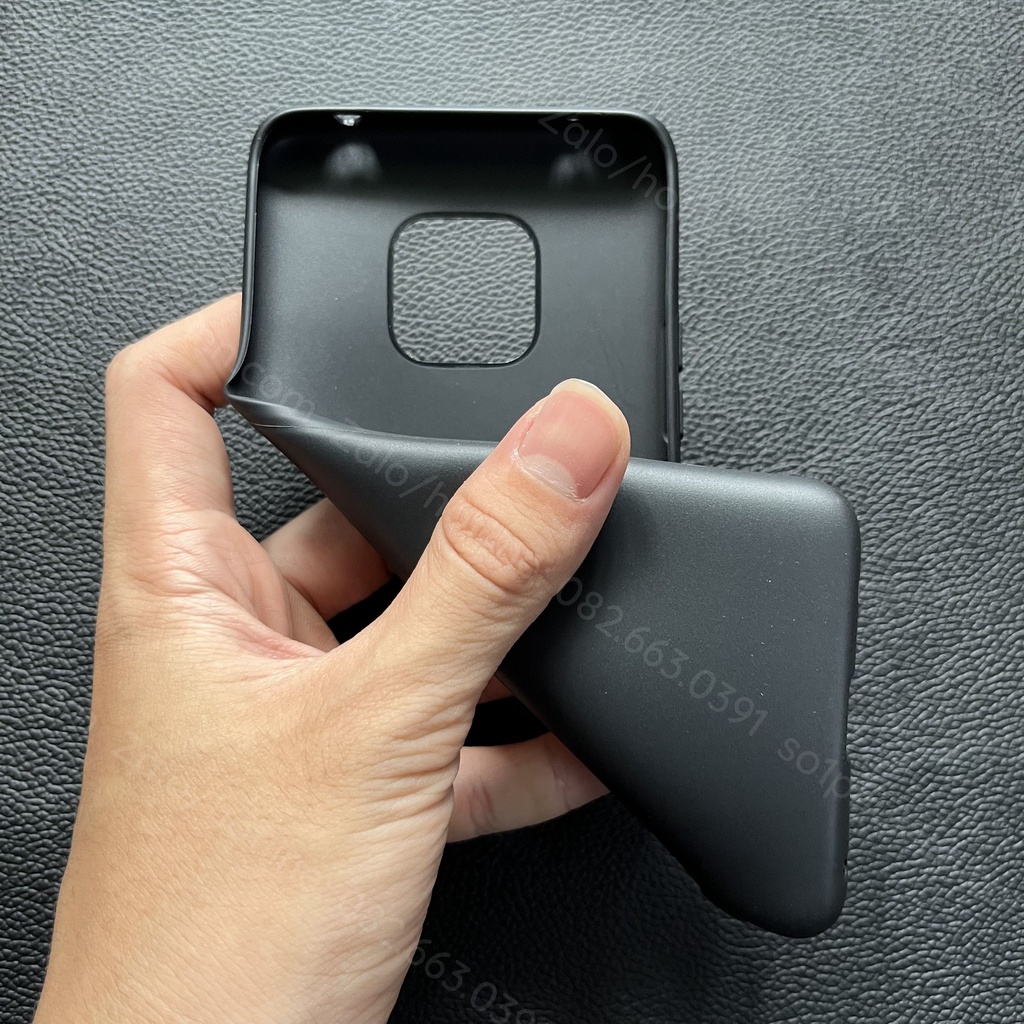 Ốp Huawei Mate 20 Pro dẻo đen trơn và dẻo trong suốt