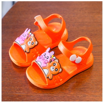DÉP SANDAL TẬP ĐI CAO SU DẺO CHO BÉ ( THỎ + GẤU)