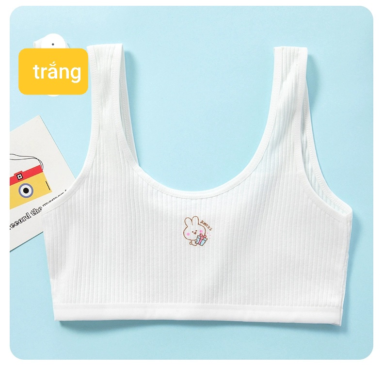 [HÀNG 2 LỚP] Áo lót bé gái áo lót nữ học sinh cấp 2 cấp 3 không đệm bra học sinh từ 35-50kg