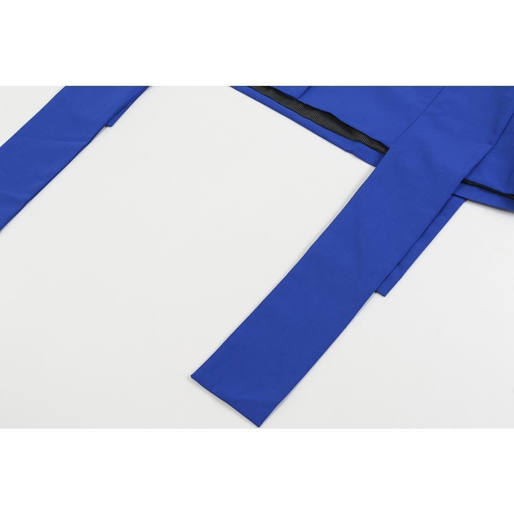 Áo Thun Thiết Kế Họa Tiết Chiên Klein Phong Cách Đường Phố Cá Tính|Áo Khoác Mùa Thu Trống Màu Xanh oXfn