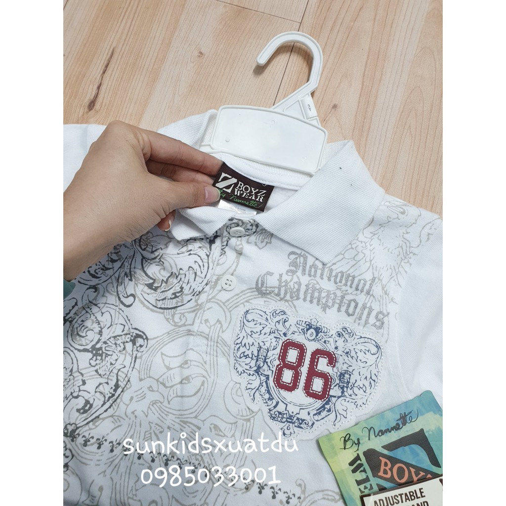 Bộ bé trai Boys áo trắng 86